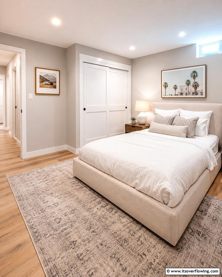 Guest Bedroom Retreat - 25 Basement Decorating Ideas to Transform Your Space