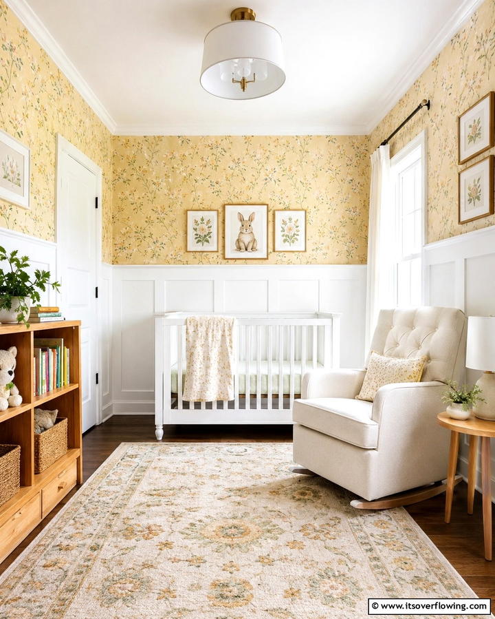 Half Wall Wainscoting - 20 Adorable Wainscoting Nursery Ideas for Your Baby’s Room
