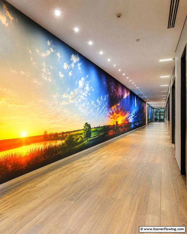 Hallway Time Lapse Journey - 30 Interactive Mural Ideas- Transform Your Walls Creatively
