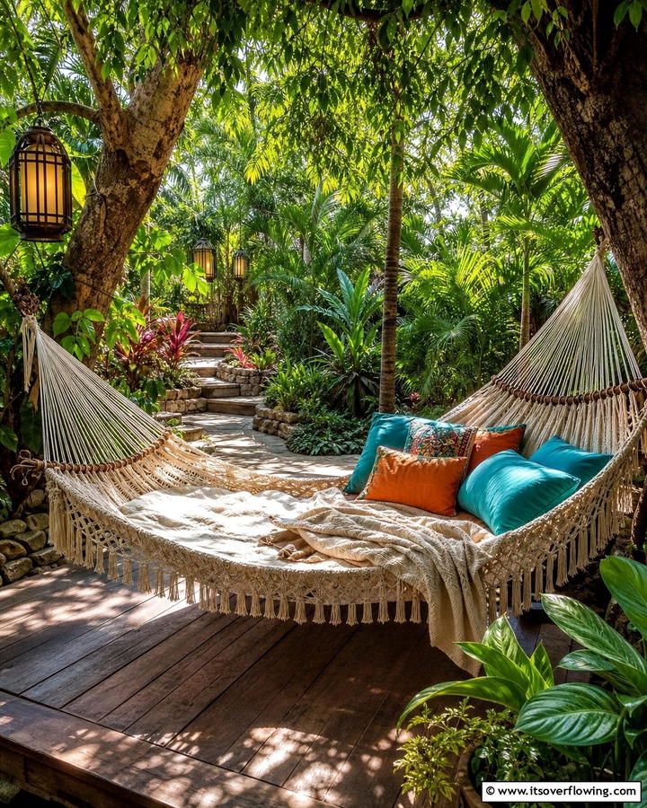 Hammock Beds for Ultimate Relaxation - 20 Outdoor Bedroom Ideas for a Relaxing Retreat