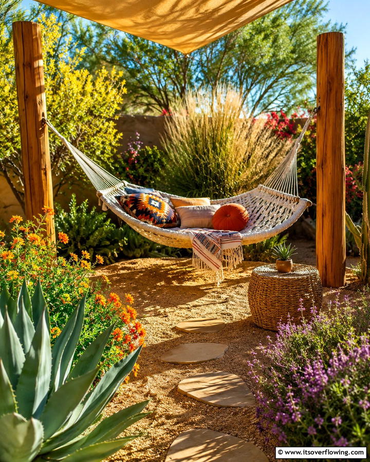 Hammock Nook - 25 Arizona Backyard Ideas for Desert Landscapes