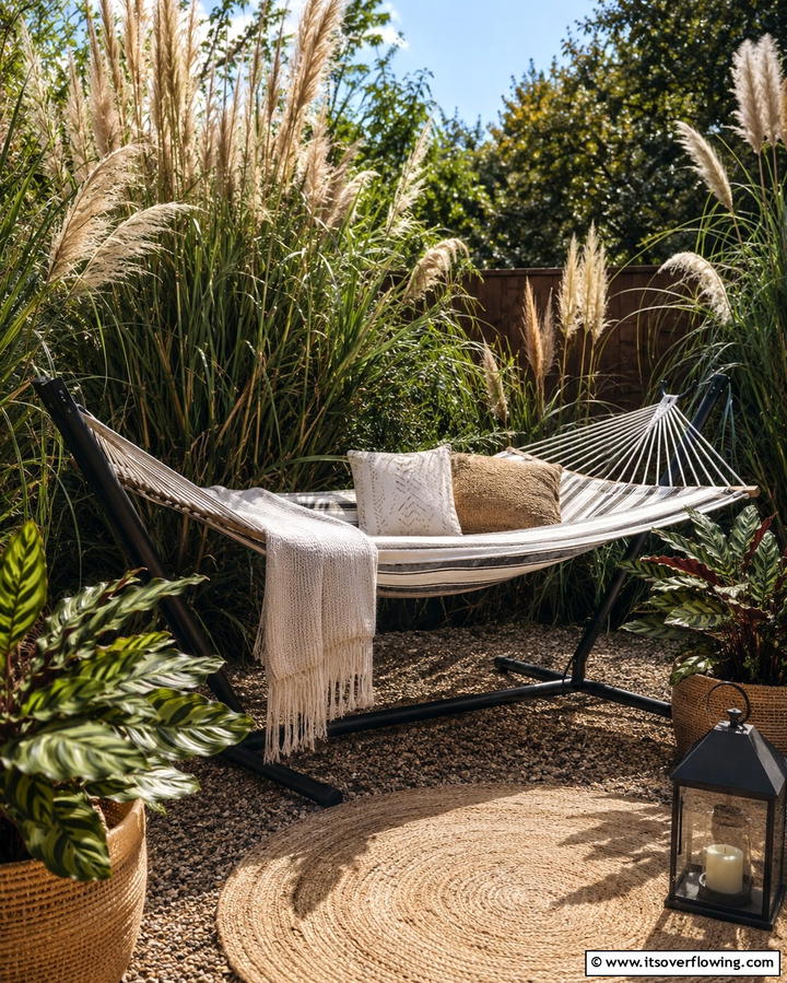 Hammock Relaxation Zone - 30 Florida Backyard Ideas for Tropical Outdoor Living