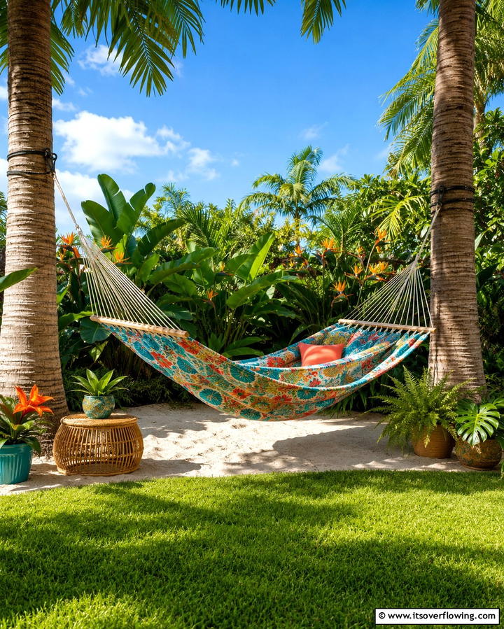 Hammocks for Relaxation - 20 Tropical Backyard Ideas for a Lush Oasis