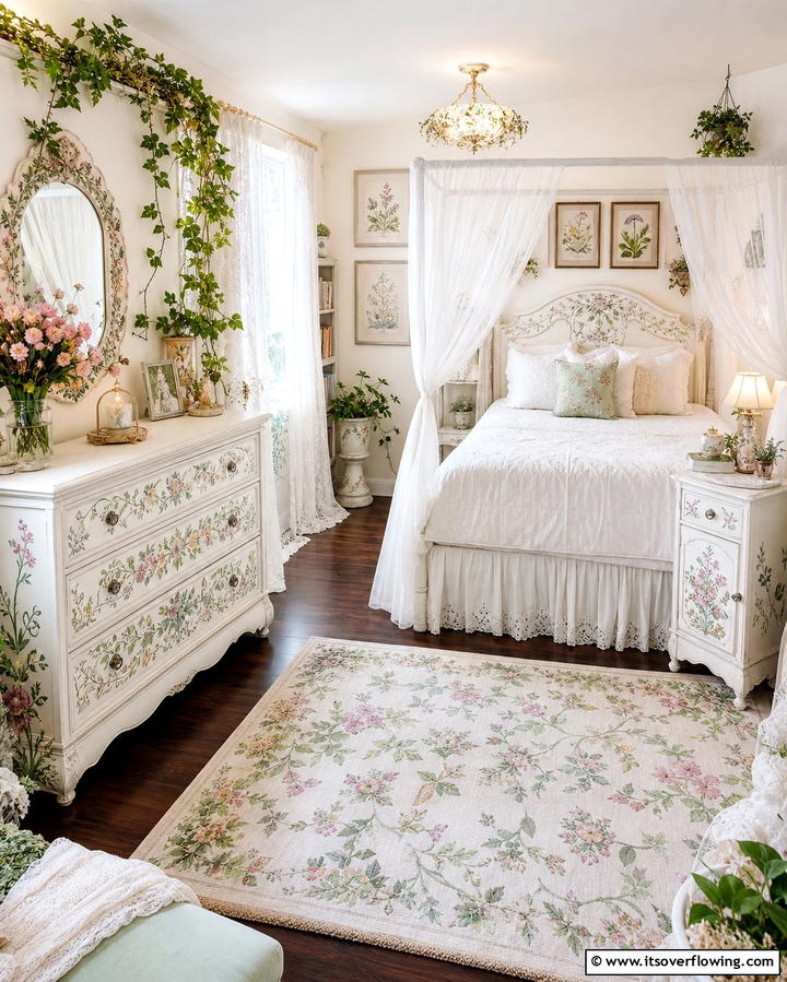 Hand Painted Furniture - 25 Fairycore Bedroom Ideas for a Whimsical Escape