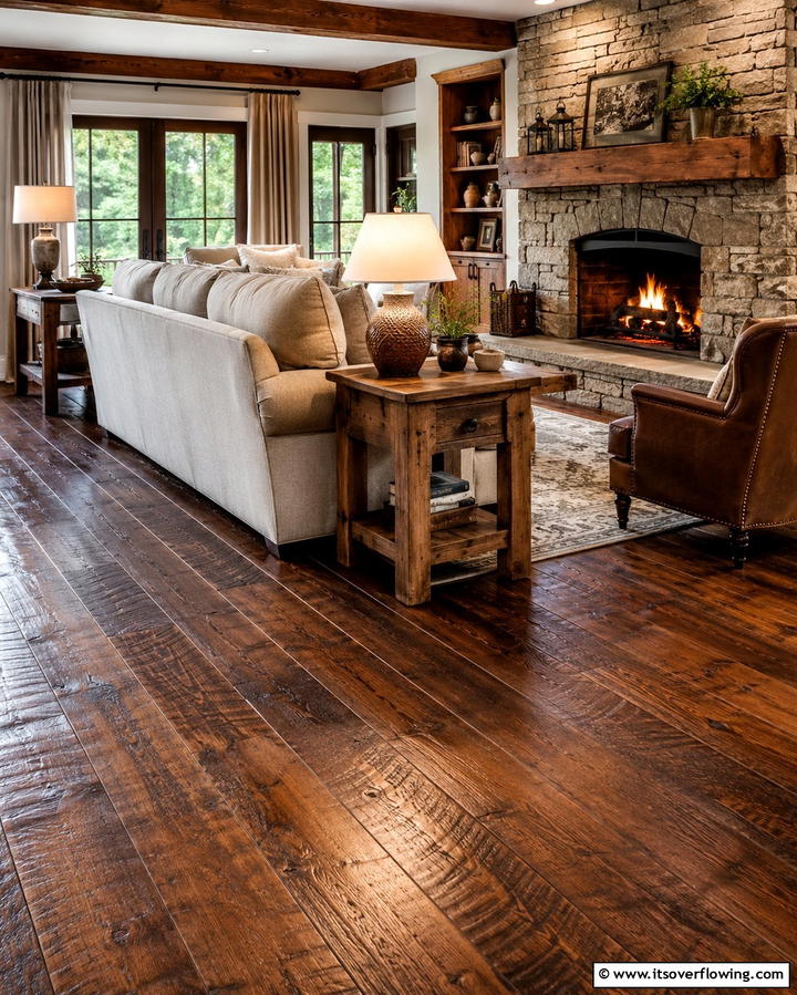 Hand Scraped Wood Floors - 30 Modern Wood Floor Design Ideas for Stylish Homes