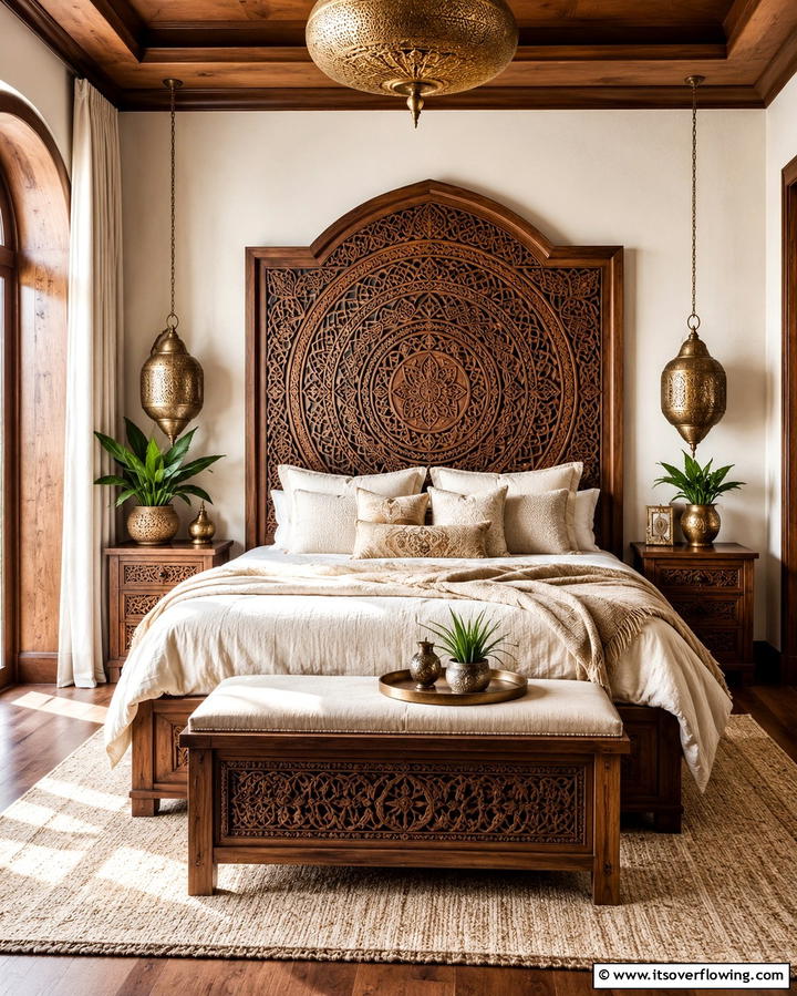 Handcrafted Artisan Decor - 30 Moody Dark Boho Bedroom Decor Inspirations for Cozy Nights