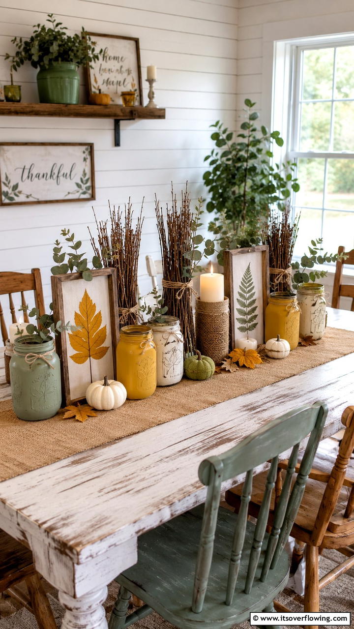 Handcrafted DIY Centerpiece - 21 Stunning Thanksgiving Centerpiece Ideas for Your Table