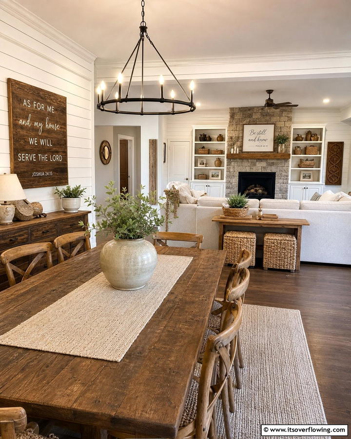 Handcrafted Decorative Elements - 21 Farmhouse Decor Ideas to Add Rustic Charm