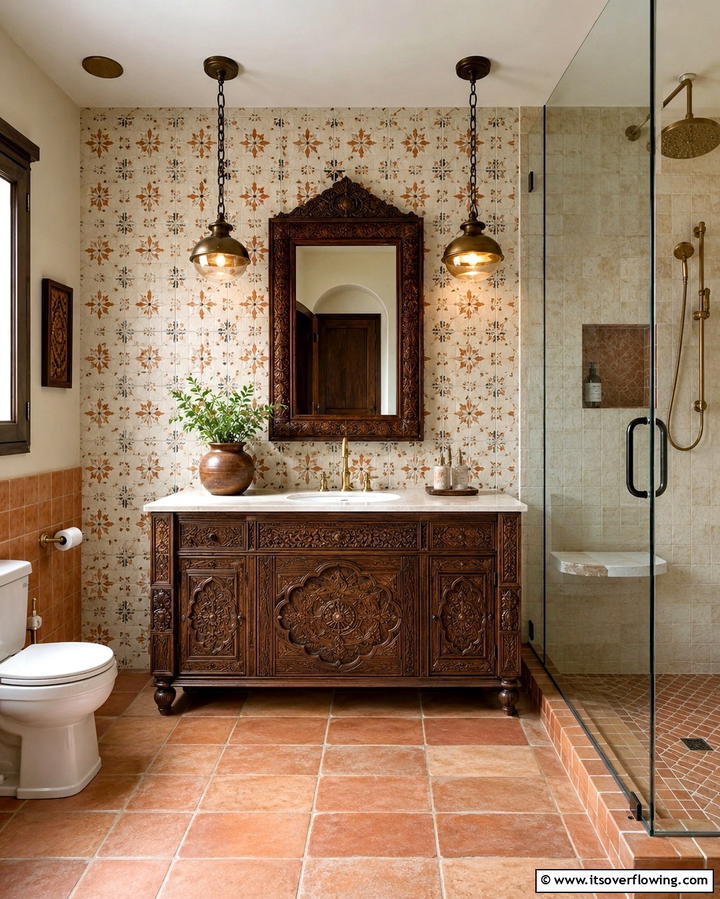 Handcrafted Details - 30 Basement Bathroom Ideas for Small and Functional Spaces