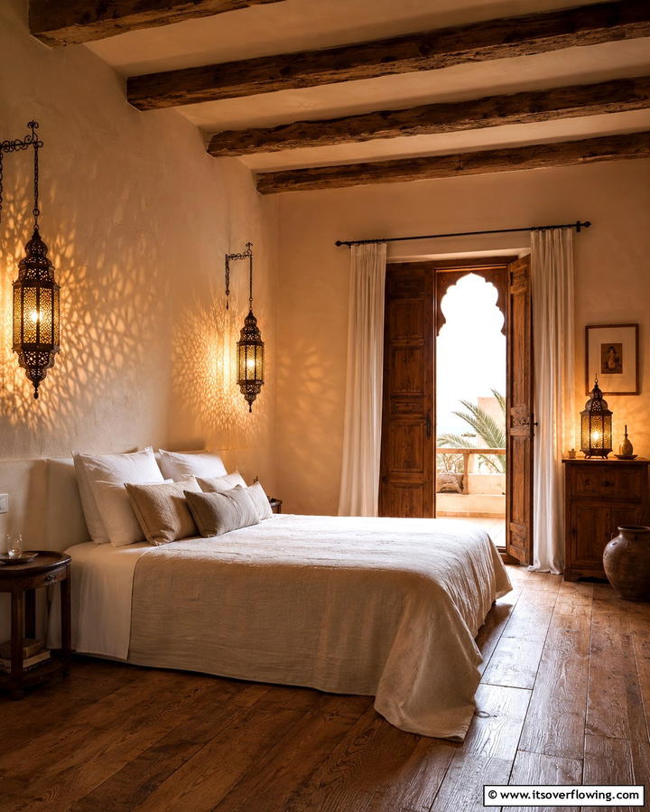 Handcrafted Furniture Pieces - 30 Mediterranean Bedroom Ideas for Sun-Kissed Relaxation