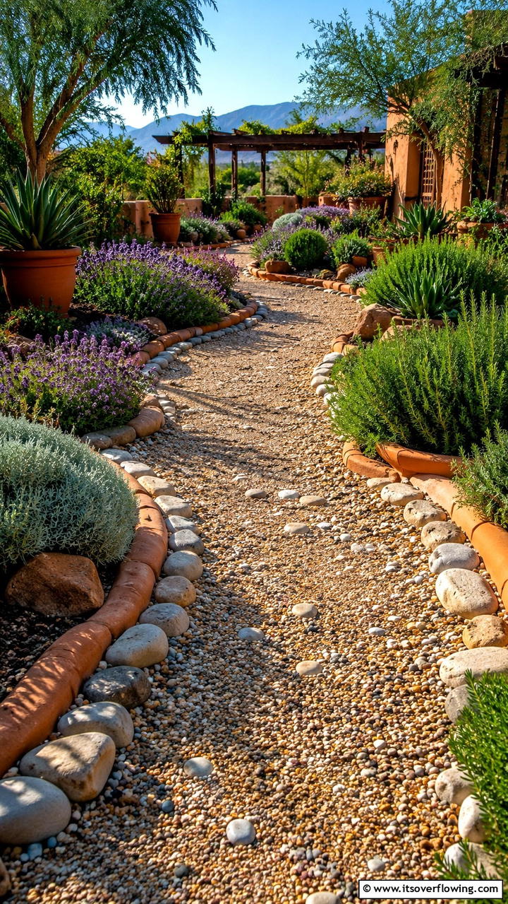 Handcrafted Gravel Path - 30 Stunning Garden Path Ideas to Guide Your Landscape
