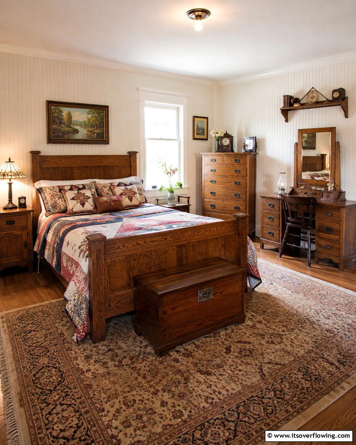 Handcrafted Heritage Decor - 30 Charming Cottage Bedroom Decor Ideas for a Rustic Retreat
