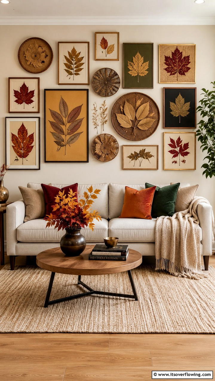 Handcrafted Leaf Designs - 21 Inspiring Thanksgiving Decor Ideas to Celebrate Gratitude