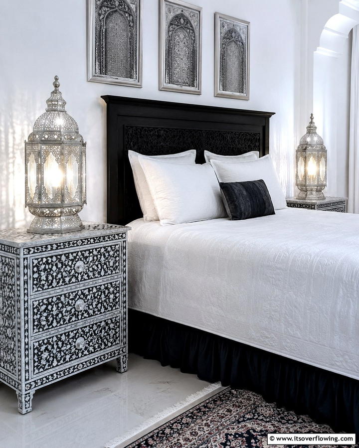 Handcrafted Moroccan Lanterns - 25 Moroccan Themed Bedroom Ideas for an Exotic Escape
