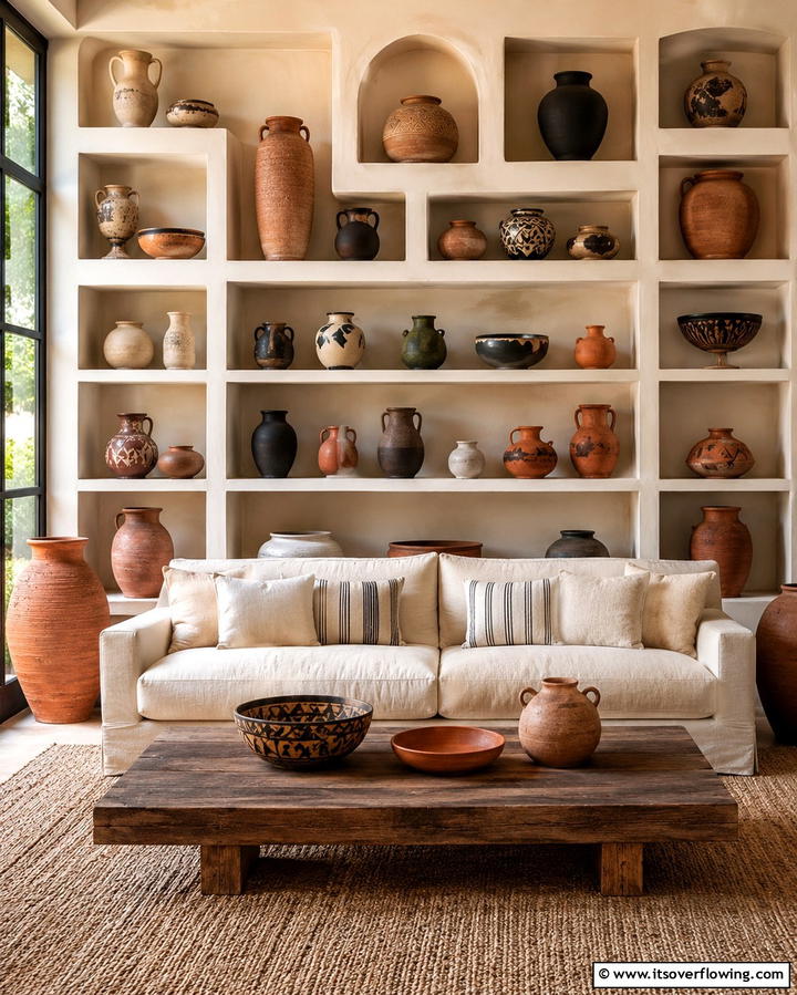 Handcrafted Pottery - 30 Bold Southwestern Decor Ideas for Modern Homes