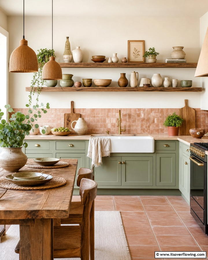 Handmade Pottery and Ceramics - 20 Boho Cottage Style Decor Ideas for a Cozy Home