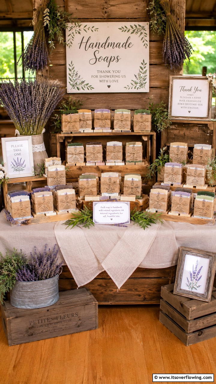 Handmade Soaps - 21 Thoughtful Wedding Favors Ideas Your Guests Will Love
