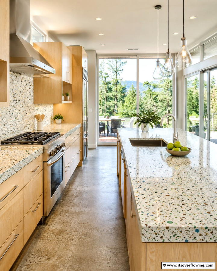 Handmade Tiles - 25 Organic Kitchen Design Ideas for a Natural Look