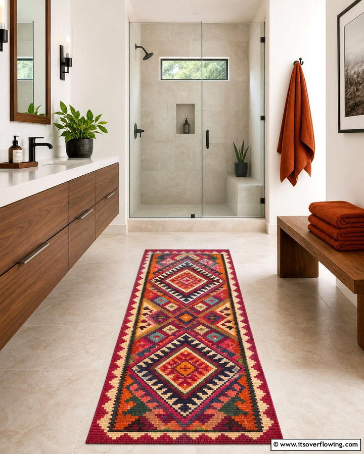 Handwoven TextilesExact - 25 Mexican Bathroom Ideas for a Vibrant and Cultural Space