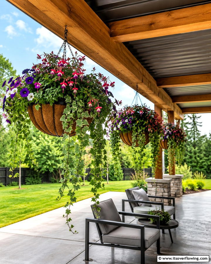 Hanging Basket Gardens - 25 Urban Garden Ideas for Small Spaces