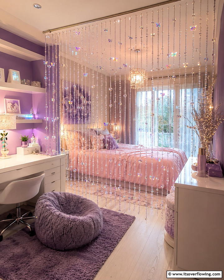 Hanging Beaded Curtains - 25 Room Divider Ideas to Maximize Your Living Space