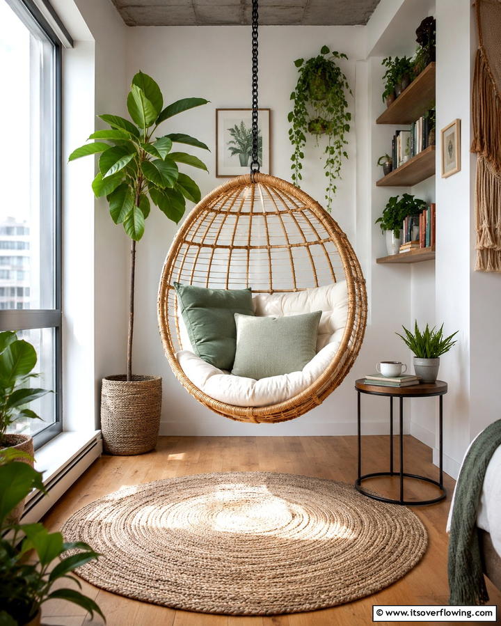 Hanging Chairs - 20 Studio Furniture Ideas for Small Spaces