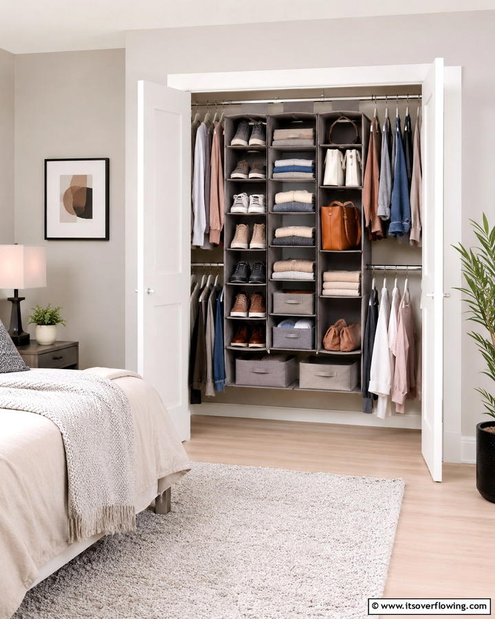 Hanging Closet Organizers - 25 Smart Bedroom Storage Ideas to Declutter Your Space