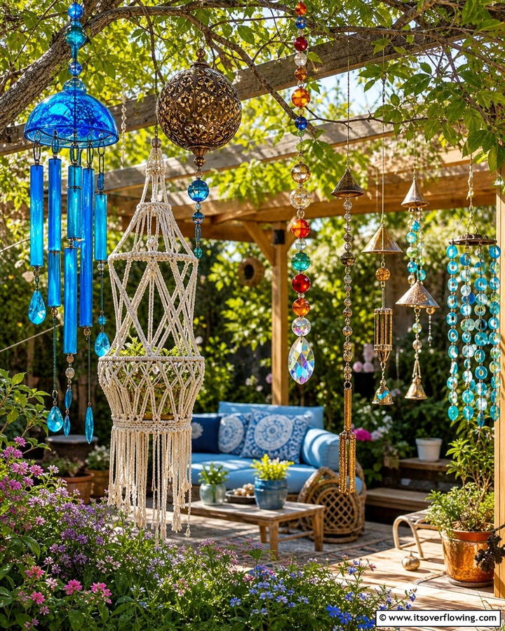 Hanging Garden Ornaments - 21 Garden Decor Ideas to Personalize Your Outdoor Sanctuary
