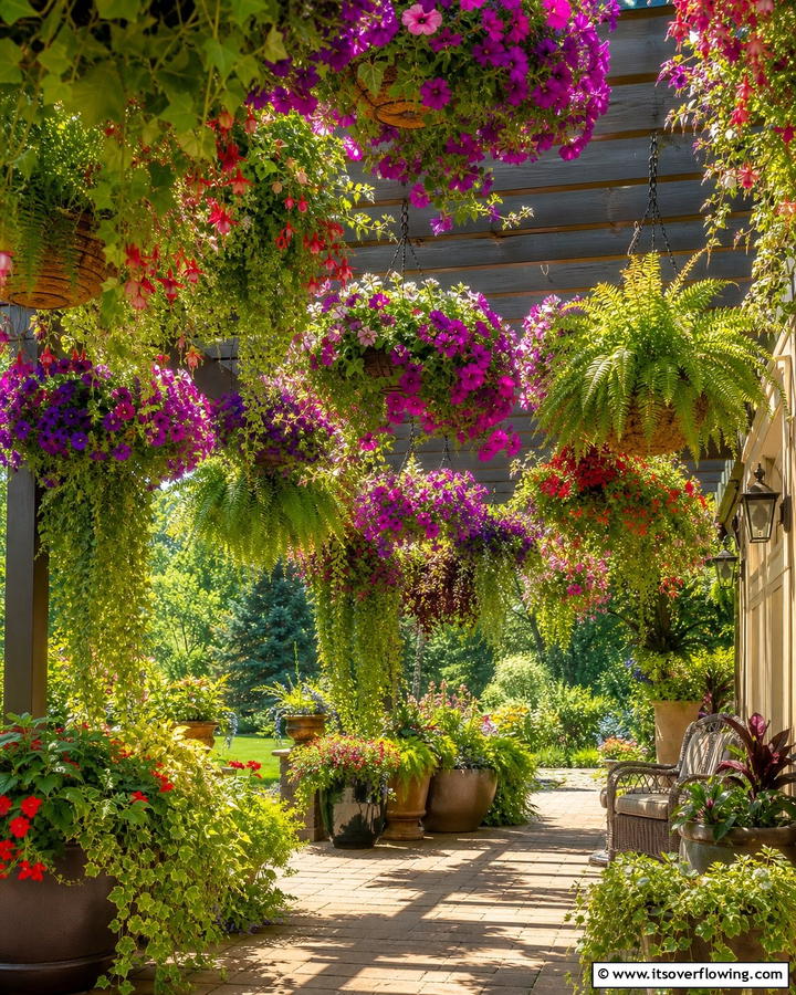 Hanging Gardens - 20 Garden Focal Point Ideas to Enhance Your Yard