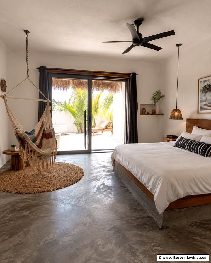 Hanging Hammocks or Chairs - 25 Mexican Bedroom Ideas for a Cultural Retreat