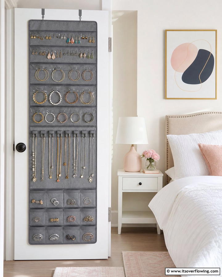 Hanging Jewelry Organizer - 30 Innovative Jewelry Storage Ideas for Organized Accessories