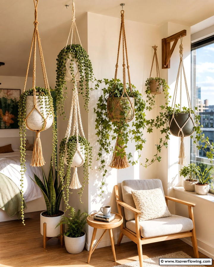 Hanging Planters for Small Spaces - 25 Creative Indoor Garden Ideas to Brighten Your Home