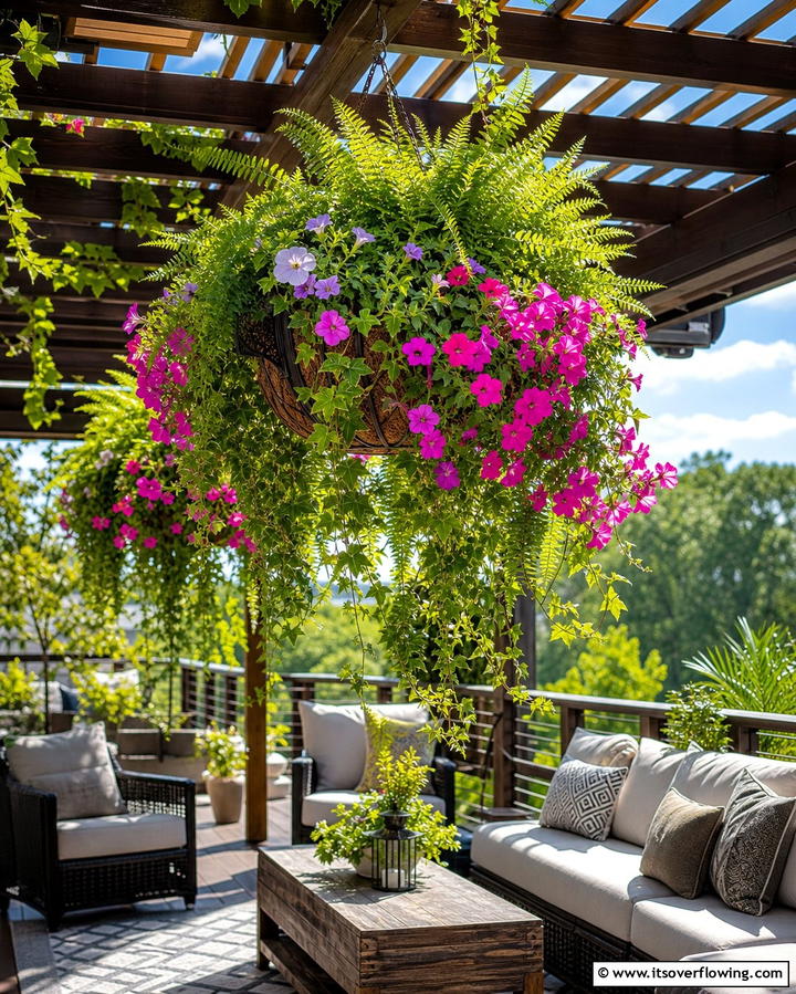 Hanging Planters for a Breezy Look - 25 Deck Decorating Ideas With Plants for a Lush Outdoor Space