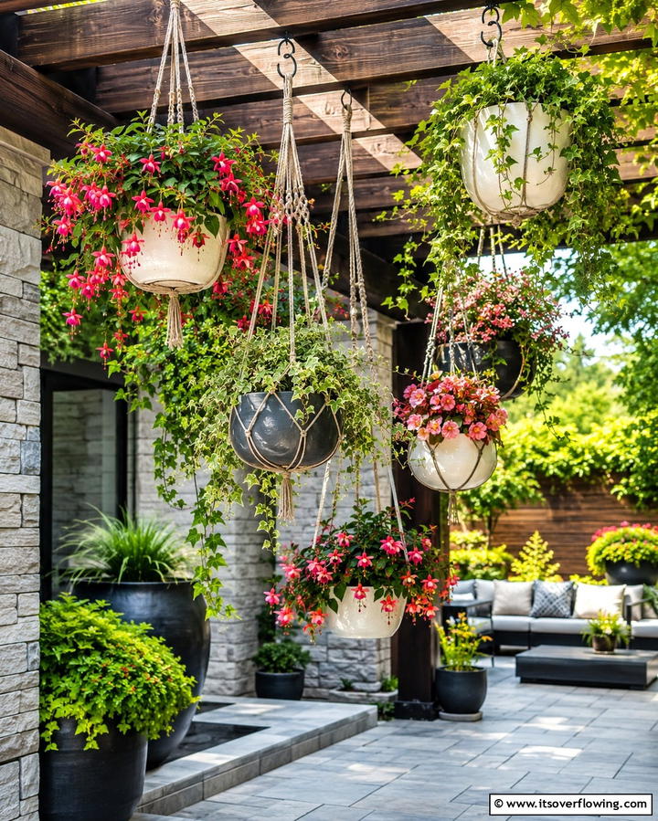 Hanging Shade Planters - 25 Shady Garden Ideas for Lush, Cool Spaces