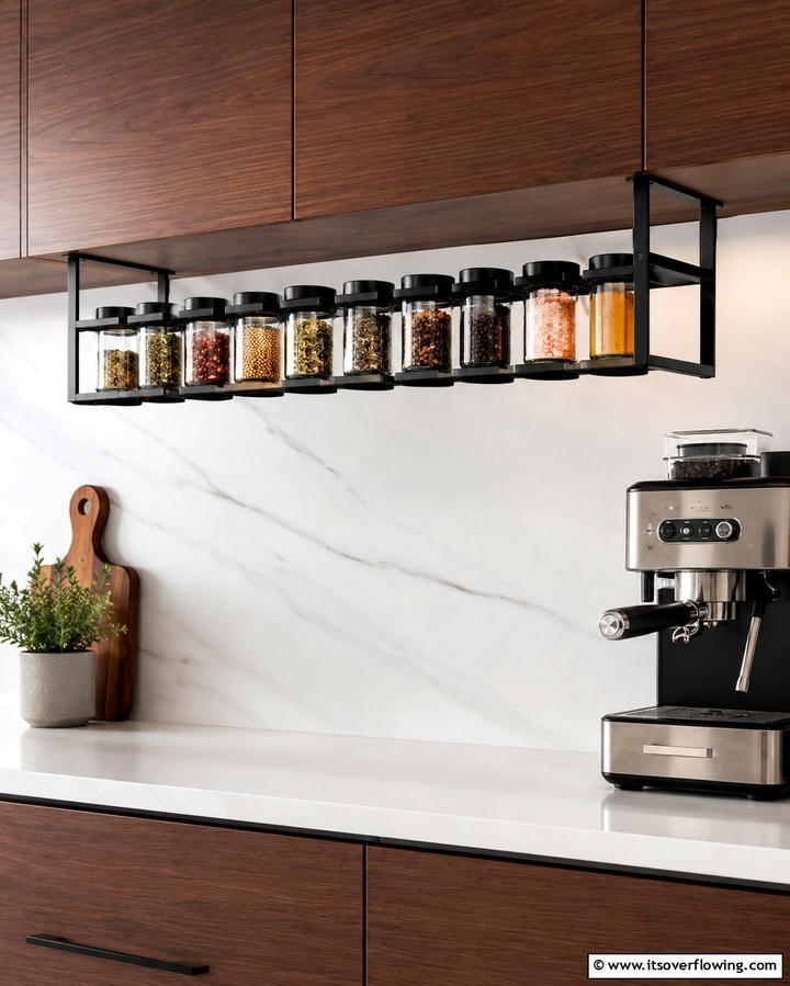 Hanging Spice Rack - 25 Spice Rack Ideas to Organize Your Kitchen