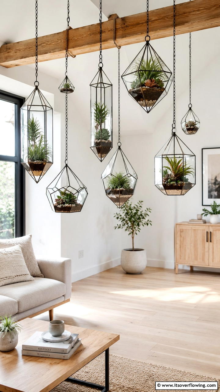 Hanging Terrarium - 21 Space-Saving Vertical Garden Ideas for Urban Living