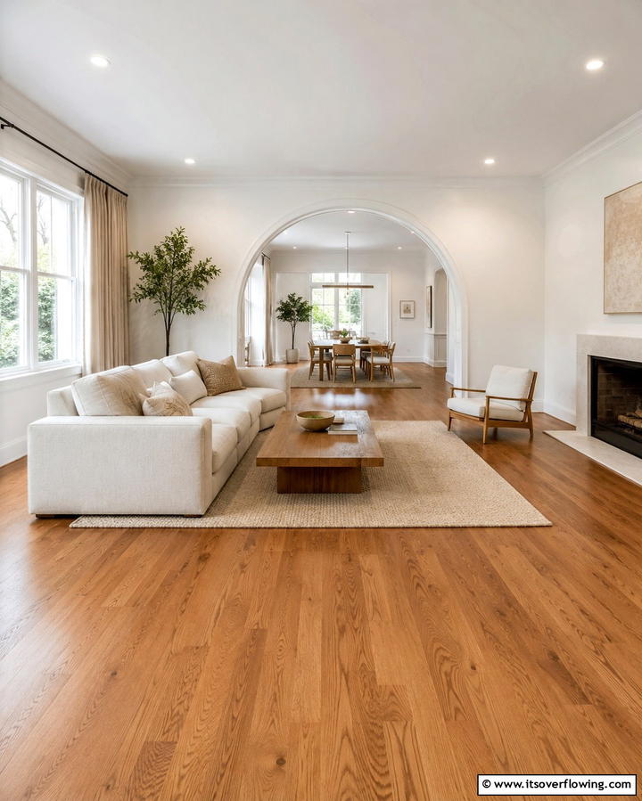 Hardwood Flooring Elegance - 25 Living Room Flooring Ideas for a Stunning Space