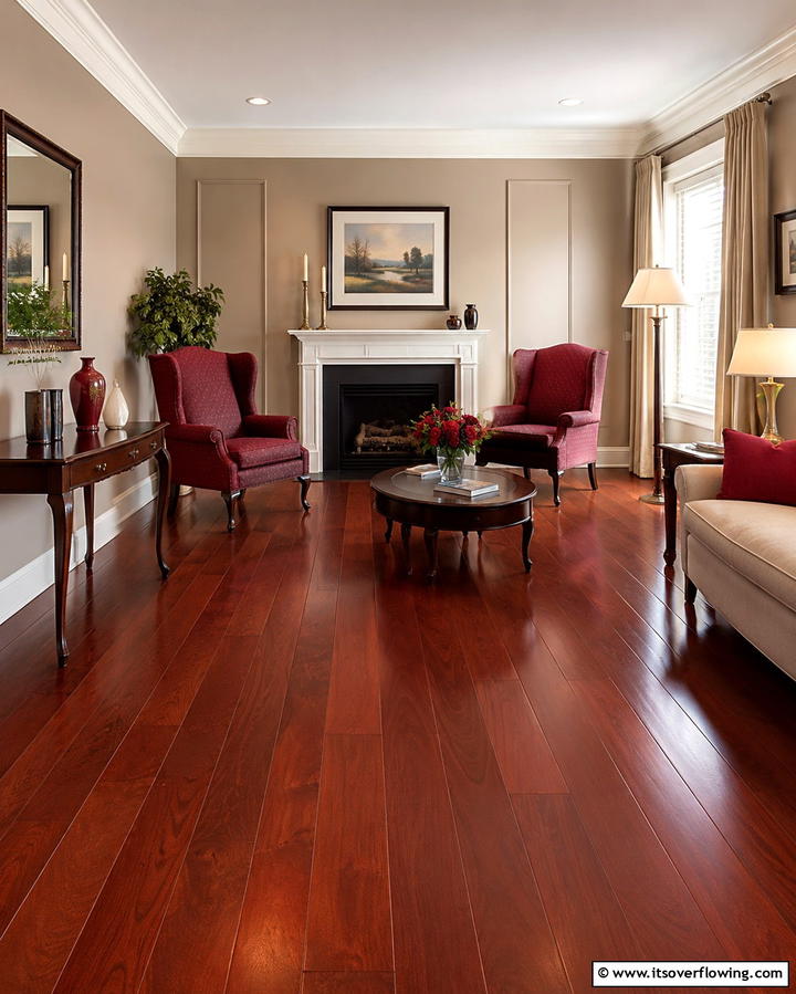 Hardwood Flooring Timelessness - 25 Living Room Flooring Ideas for a Stunning Space