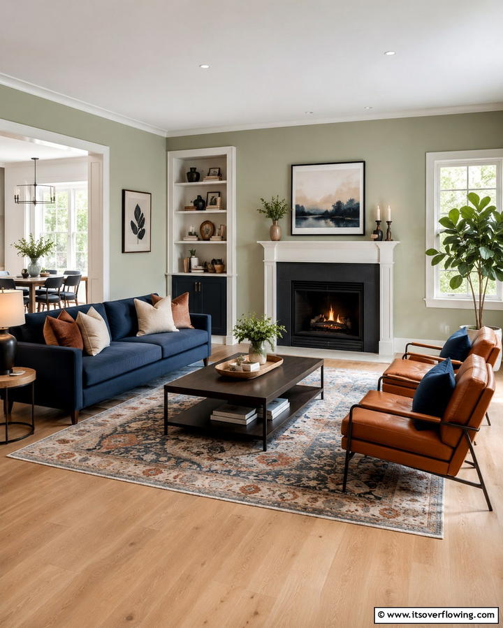 Harmonious Color Palette - 30 Feng Shui Living Room Layouts for Harmony & Flow