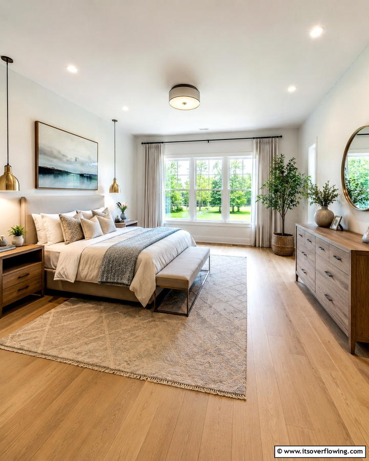 Harmonious Layout Planning - 30 Relaxing Bedroom Ideas for a Serene Sleep Sanctuary