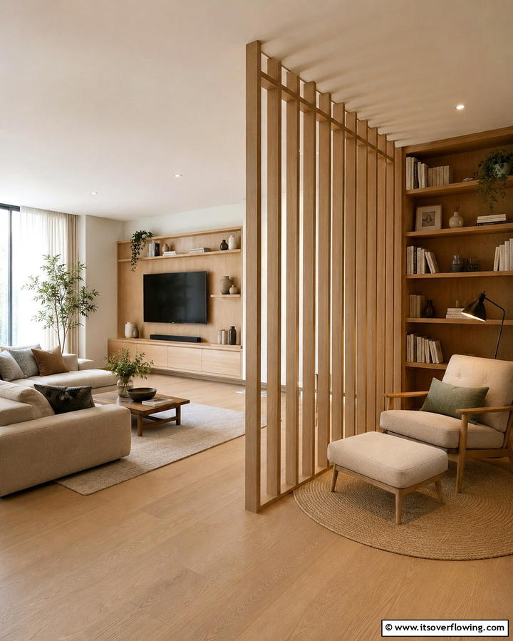 Harmonious Space Division - 30 Feng Shui Living Room Layouts for Harmony & Flow