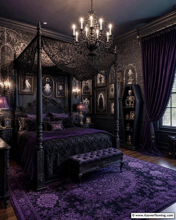 Haunted Mansion Retreat - 25 Fantasy Bedroom Ideas for a Magical Escape