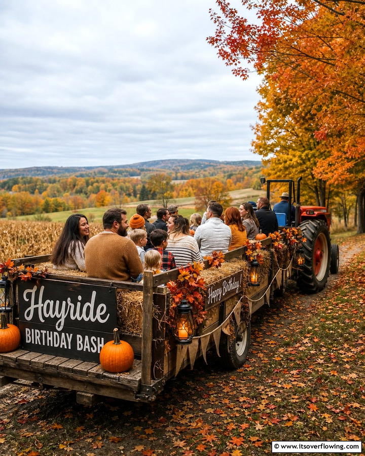Hayride Birthday Bash - 25 Fall Birthday Party Ideas for a Seasonal Celebration