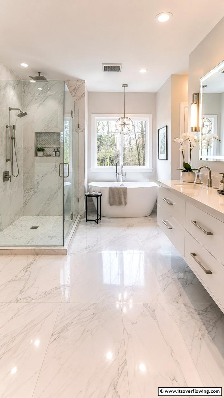 Heated Floor Tiles - 30 Bathroom Tile Ideas to Refresh Your Space with Style