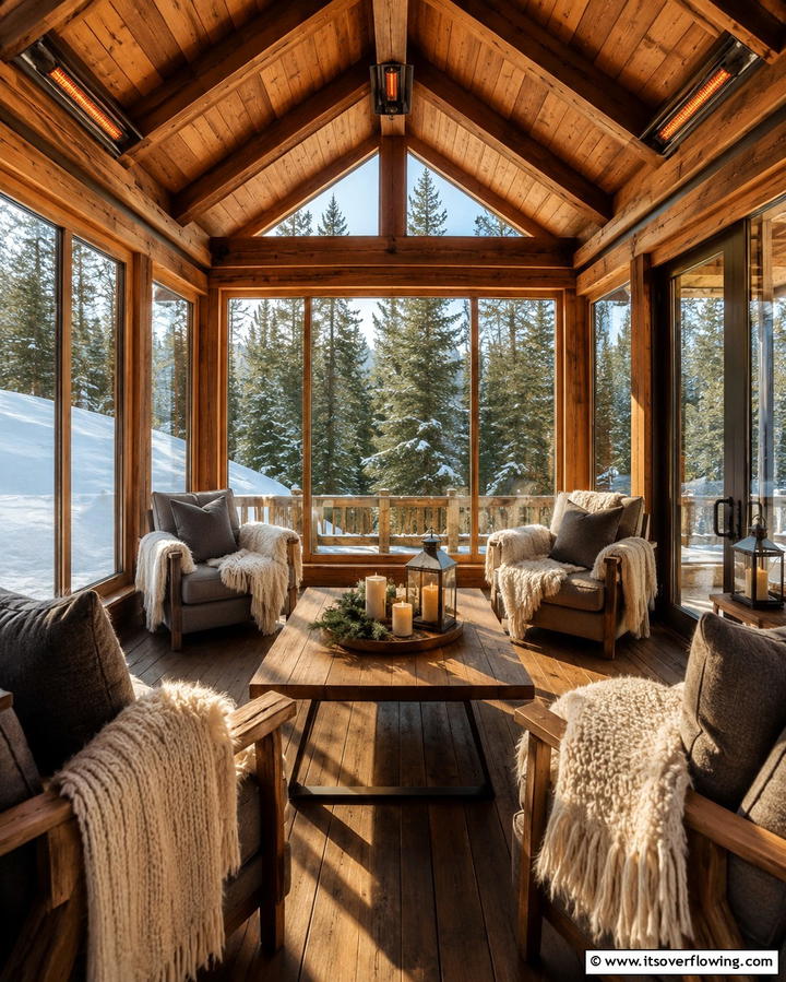 Heated Winter Gazebo - 30 Backyard Gazebo Ideas for Outdoor Entertaining