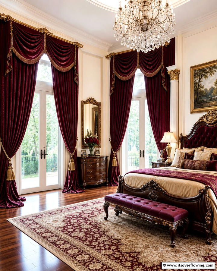 Heavy Draperies and Curtains - 25 Traditional Interior Design Ideas for Classic Homes