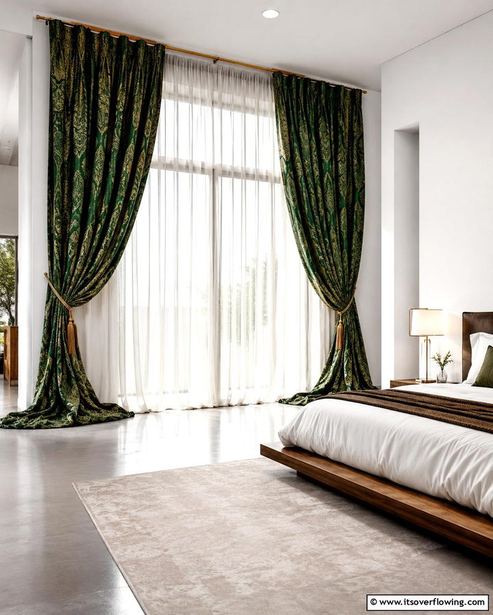 Heavy Drapery and Curtains - 25 Gothic Bedroom Ideas for a Dark and Romantic Retreat