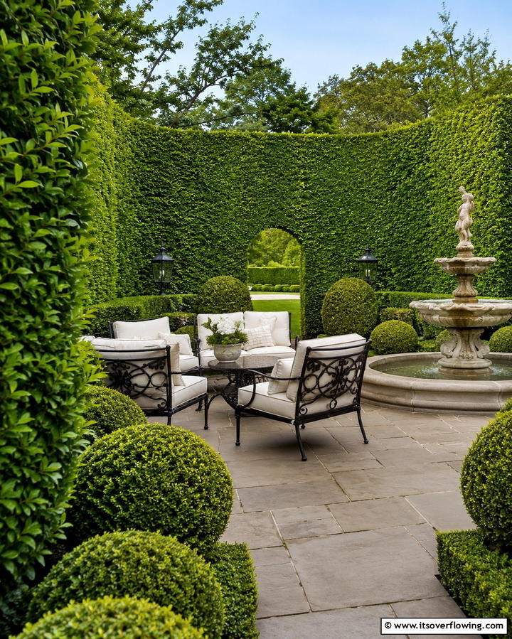 Hedges and Shrubs - 25 Privacy Patio Ideas for a Secluded Outdoor Oasis