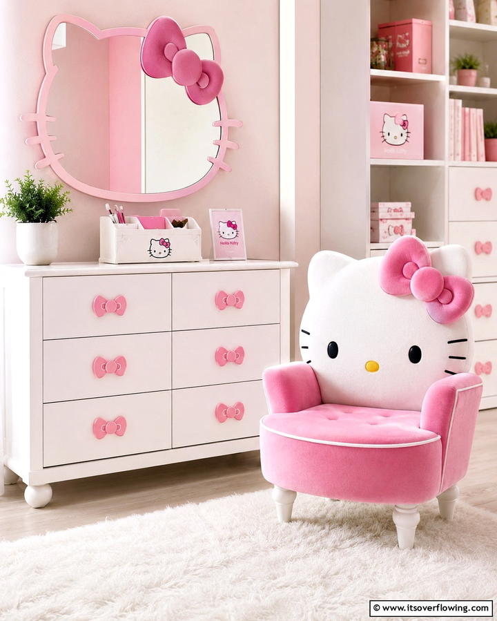 Hello Kitty Themed Furniture - 25 Hello Kitty Bedroom Ideas for a Cute and Cozy Space