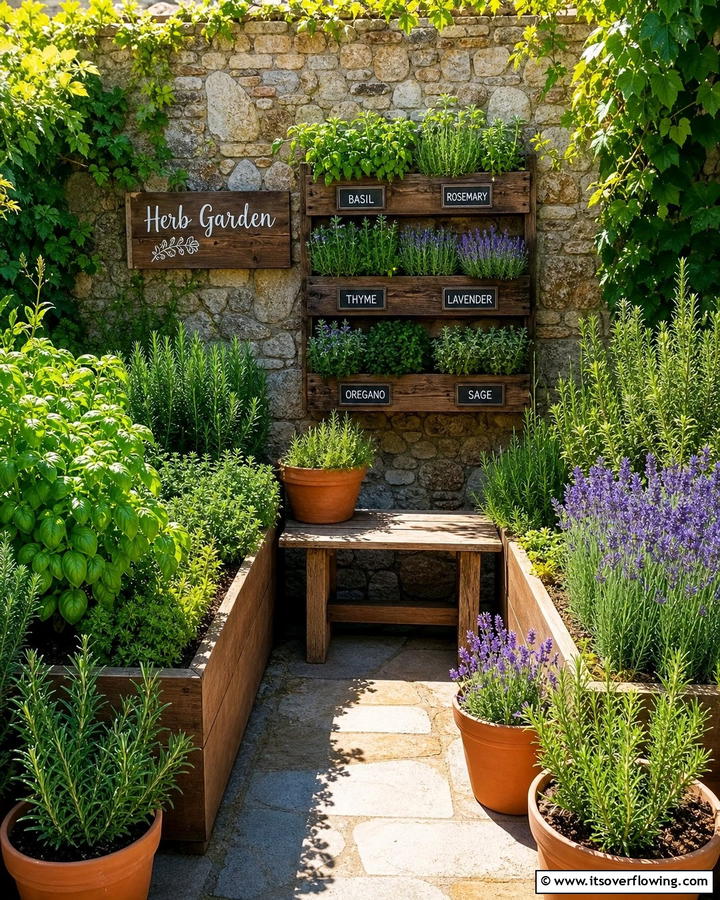Herb Garden Corner - 20 Garden Nook Ideas to Create a Cozy Outdoor Retreat